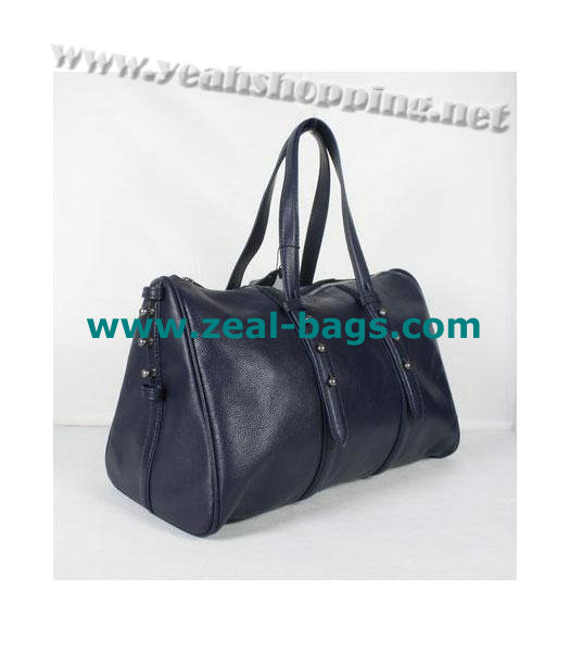 AAA Replica Alexander Wang Sapphire Blue Leather Shoulder Bag